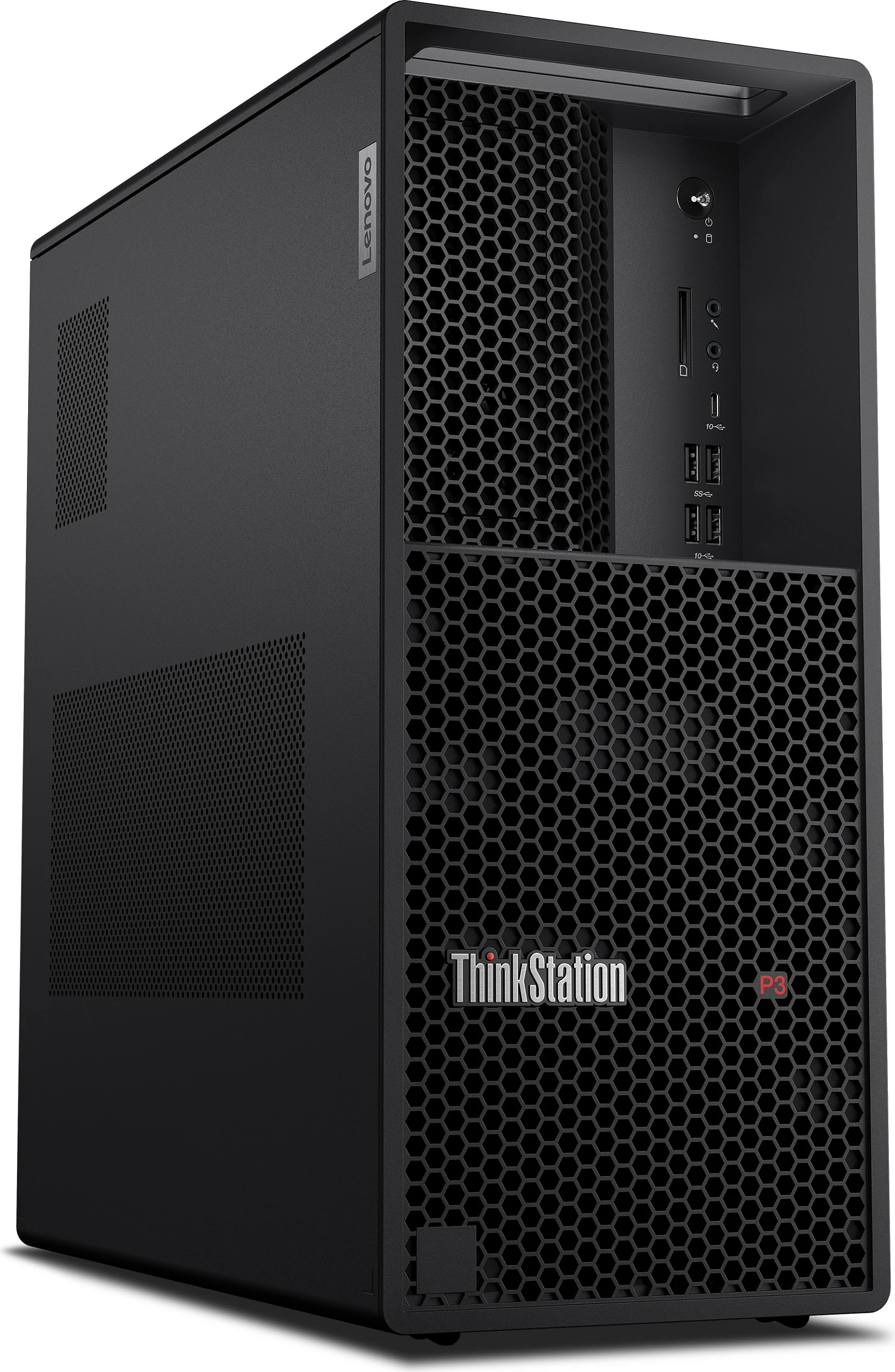 Kasë Lenovo ThinkStation P3 Tower, i7-14700K, 32GB RAM, 512GB SSD, integrated GPU, 750W, Win 11 Pro, e zezë