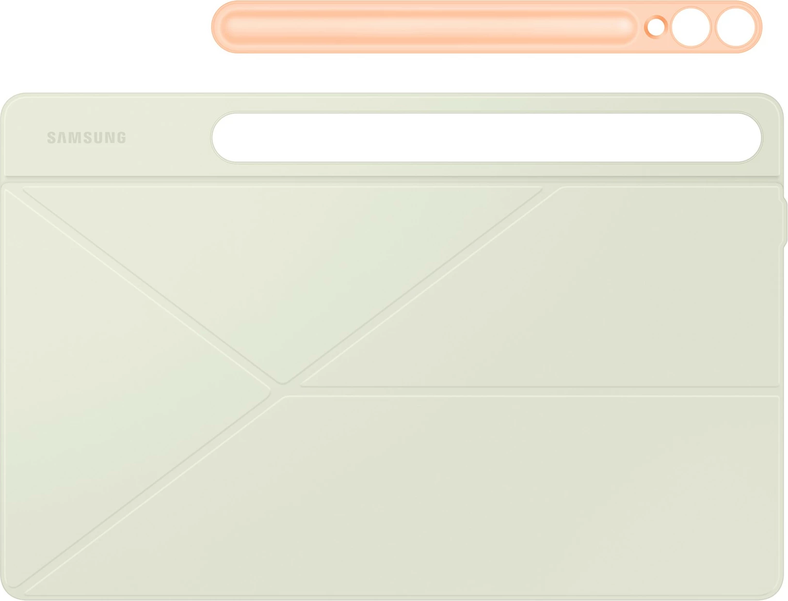 Mbështjellës folio Samsung Galaxy Tab S10+, S9+, S9 FE+, portokalli