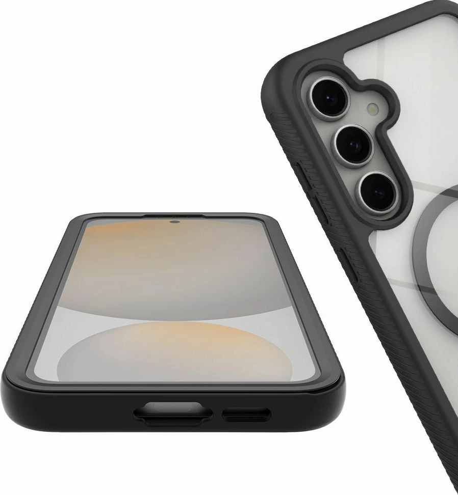 Mbështjellës Tech-Protect Defense MagSafe për Samsung Galaxy S25, i zi