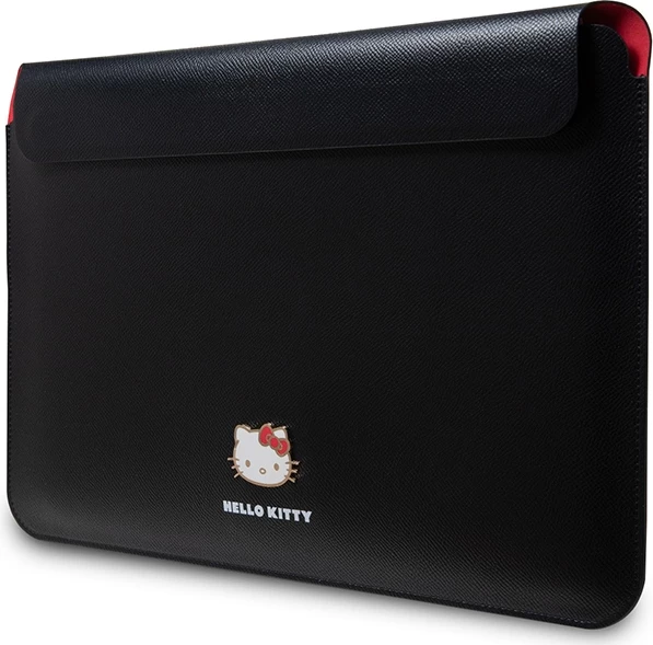 Mbështjellës laptopi Hello Kitty Metal Logo, 14 inç, i zi