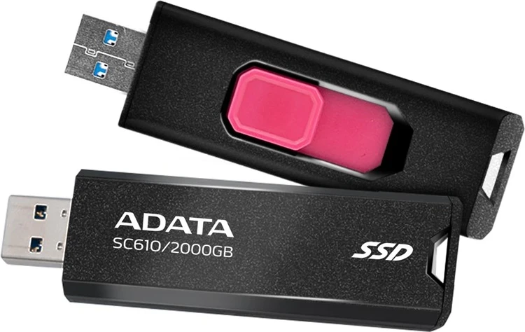 USB Flash ADATA SC610, 2 TB, USB Type-A 3.2 Gen 2, e zi