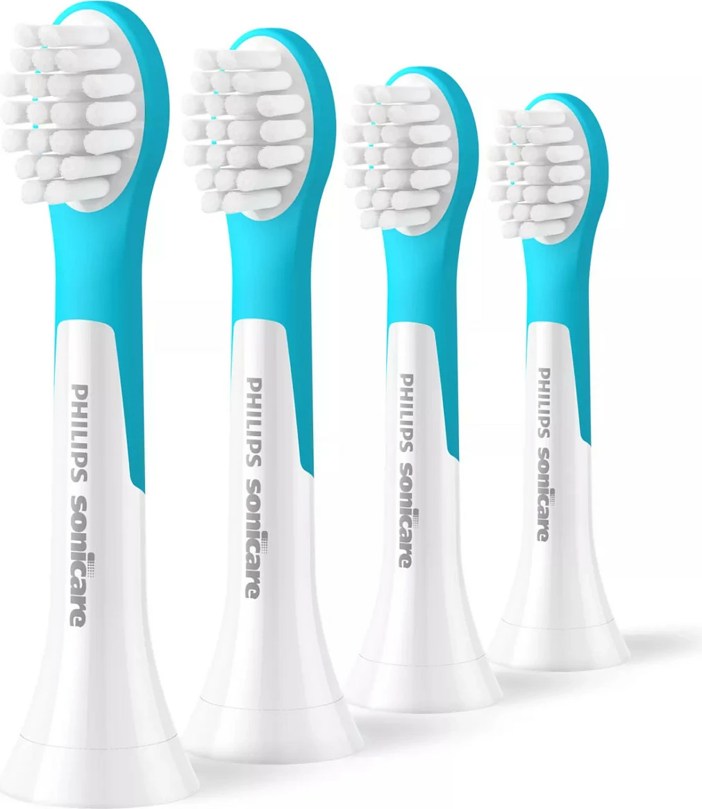 Koka furçe elektrike Philips Sonicare For Kids HX6034/90, 4 copë, 3+, blu/bardhë