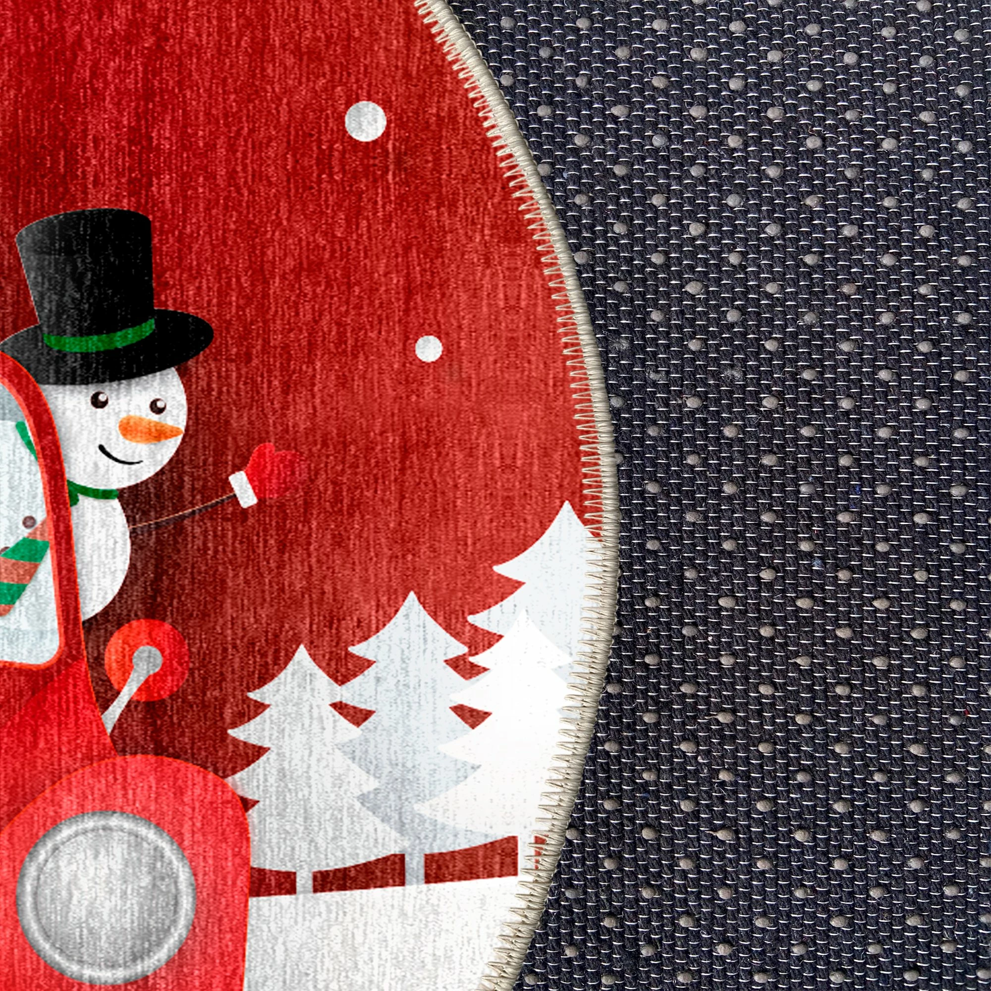 Qilim i rrumbullakët, shumëngjyrësh, Conceptum Hypnose, Woobtny0322, 120x120cm