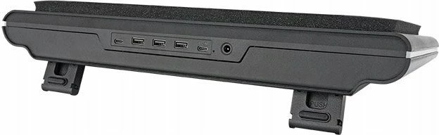 Pad ftohës për laptop Thermaltake Massive EXTREME CL-N023-PL12SW-A, 120mm cross-flow, deri 18\", RGB, USB, i zi