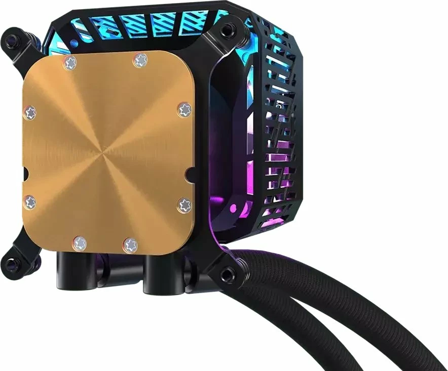 Ftohës uji AIO për CPU ASRock Phantom Gaming 360 LCD 360mm ARGB, 3x120mm (90-APGA36-BAAGA5), i zi