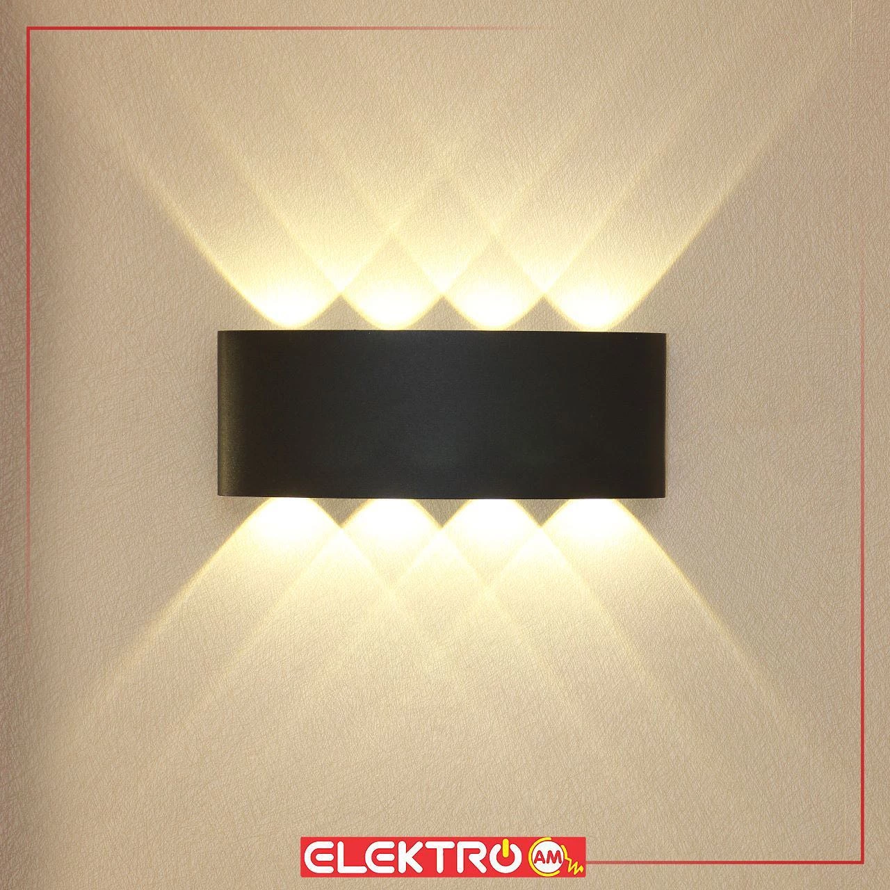 Anësore Muri LED 8w B6015 BK