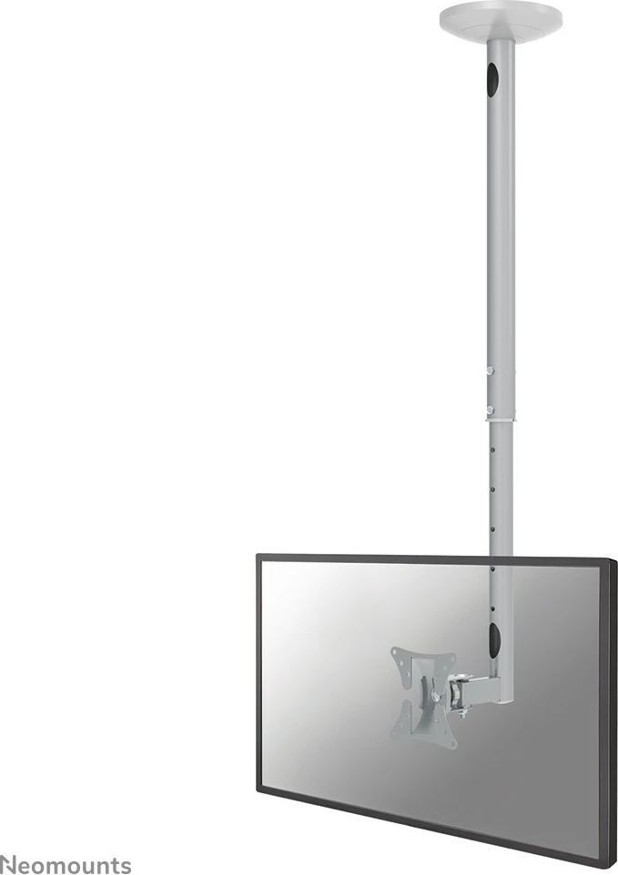 Mbajtës tavani për monitor/TV Neomounts FPMA-C050SILVER, 10-30 inç, rregullim lartësie, argjendtë