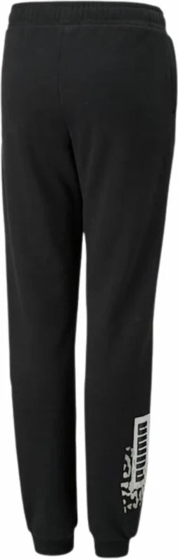 Pantallona për fëmijë Puma Alpha Sweatpants, të zeza