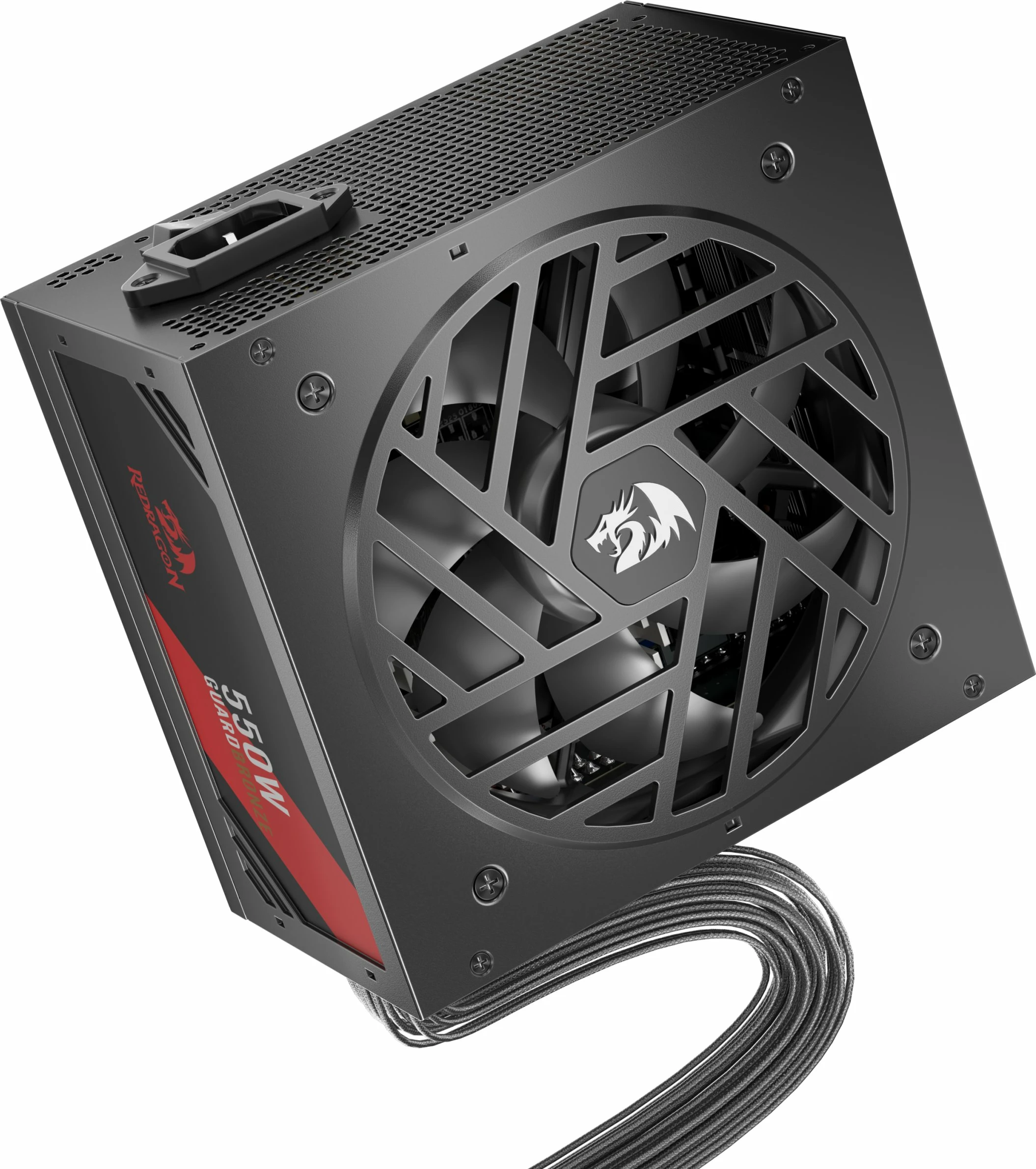 Furnizues energjie për PC Redragon Guard GC-GU01 550W 80 Plus Bronze ATX, jo-modular, e zezë/kuqe