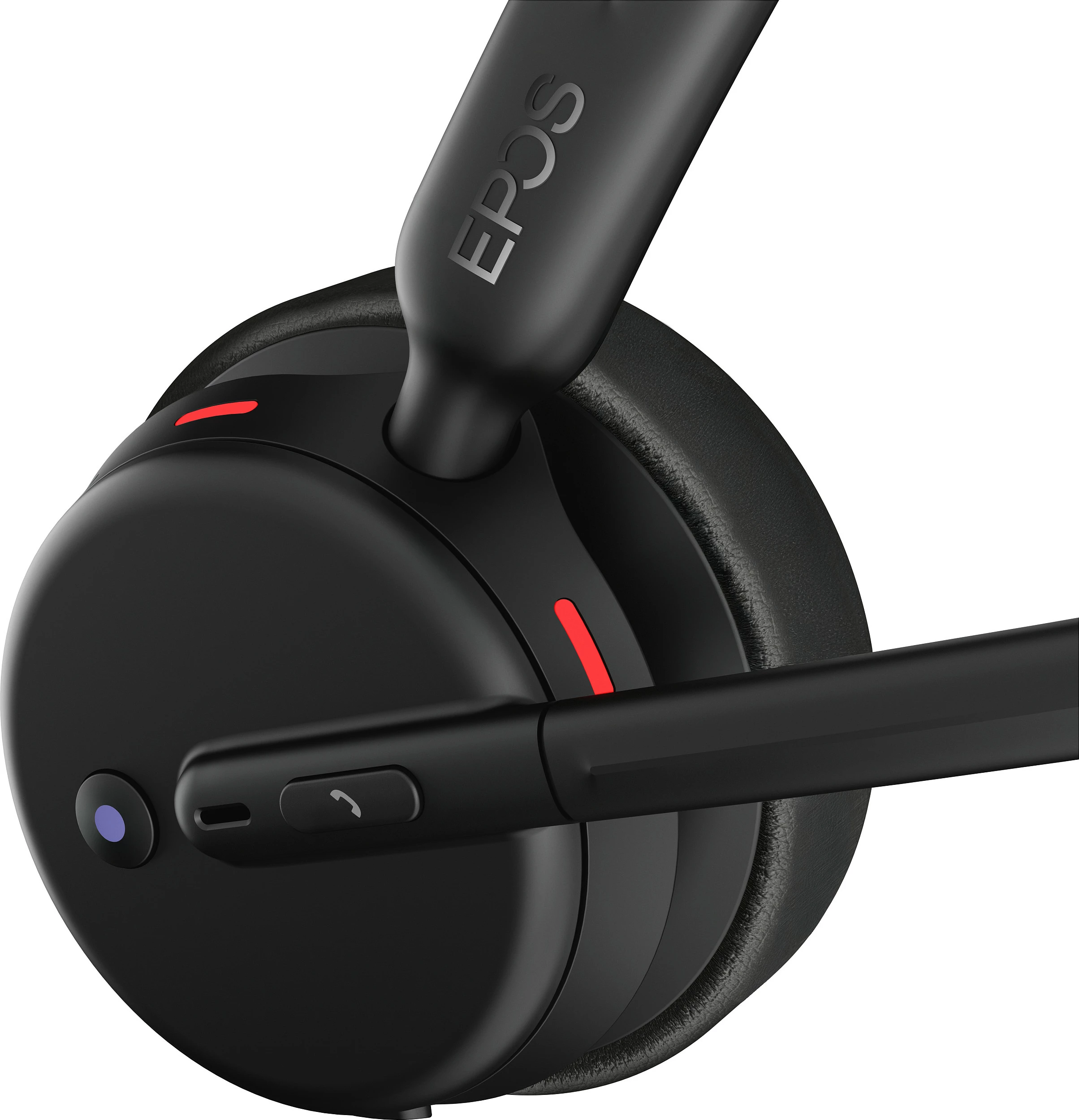 Kufje EPOS IMPACT 500 MS UC, Bluetooth 5.3, ANC, wired/wireless, të zeza