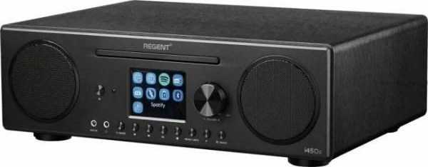 Radio portative Ferguson Regent i450s 60W DAB+/FM Internet Bluetooth CD, e zezë