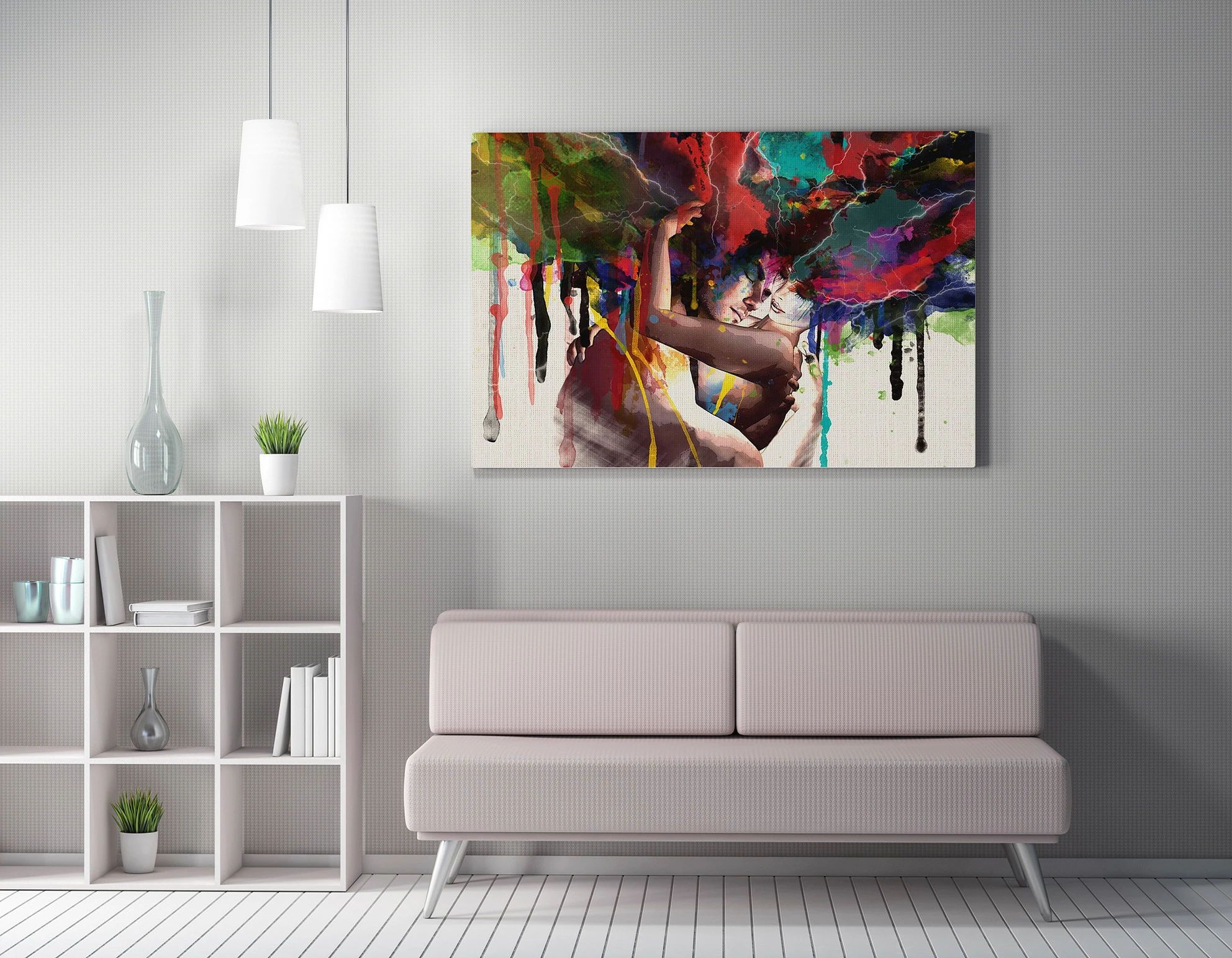 Pikturë dekorative në kanavacë Wallity, WY110, 50x70cm