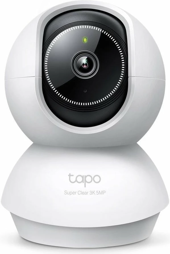 Kamerë IP TP-Link Tapo C230 3K 5MP Wi‑Fi PTZ microSD deri 512GB audio 2‑drejtimësh, e bardhë