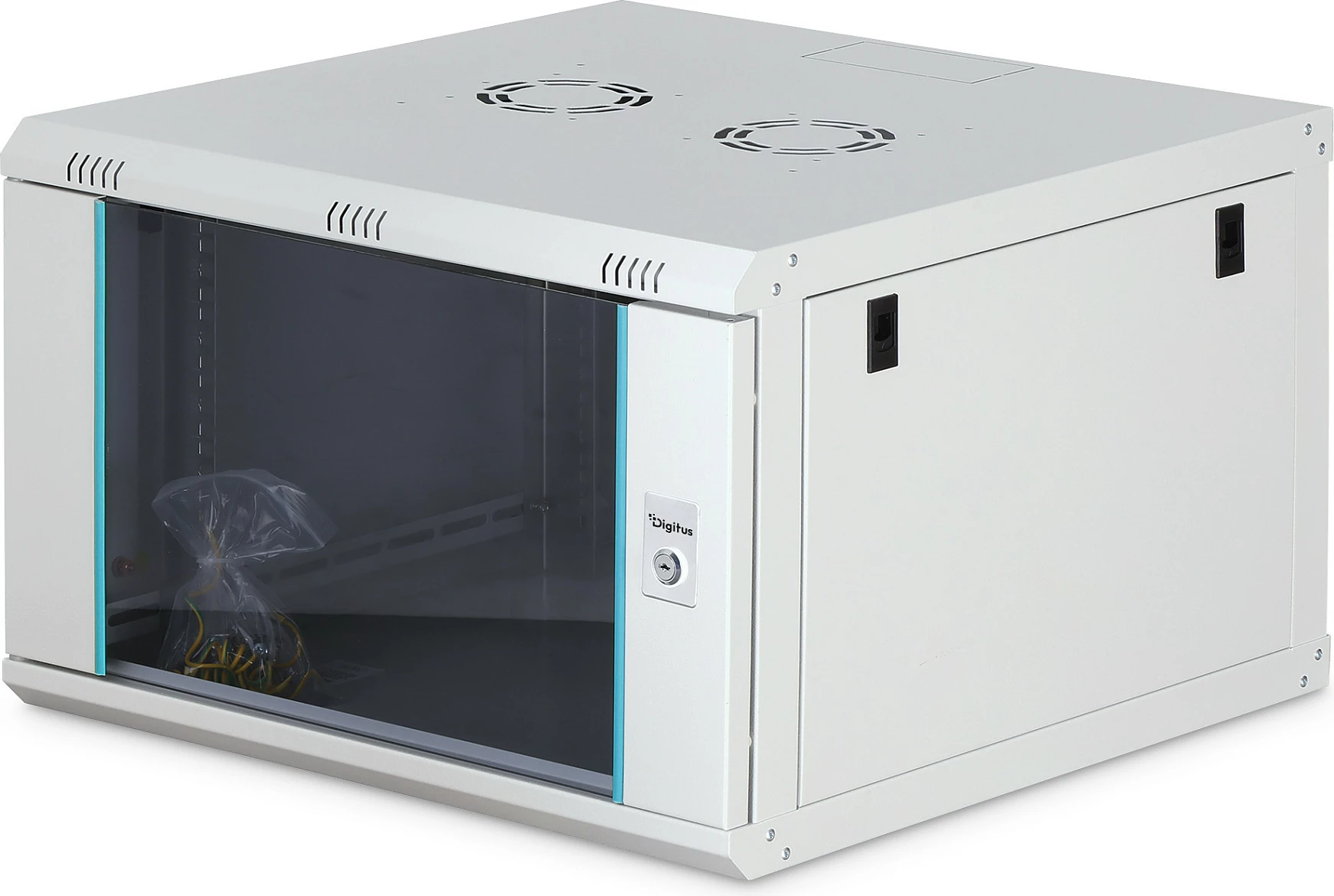Kabinet rrjeti Digitus Dynamic-N 7U, 600x600mm, muror, gri e çelët