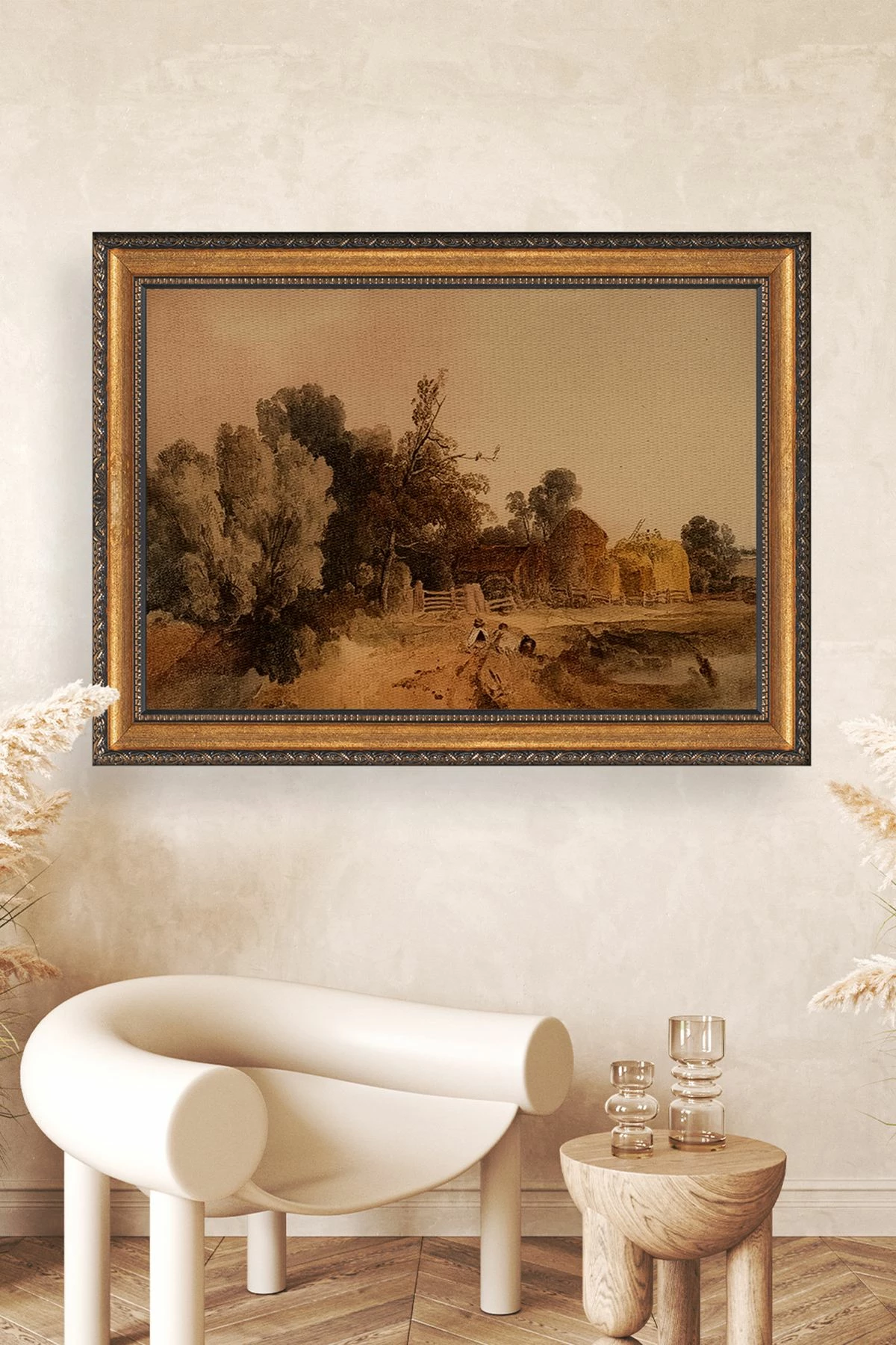 Pikturë dekorative me kornizë, shumëngjyrëshe, Wallity, ATCRCVCNVSMDL58, 50x70cm