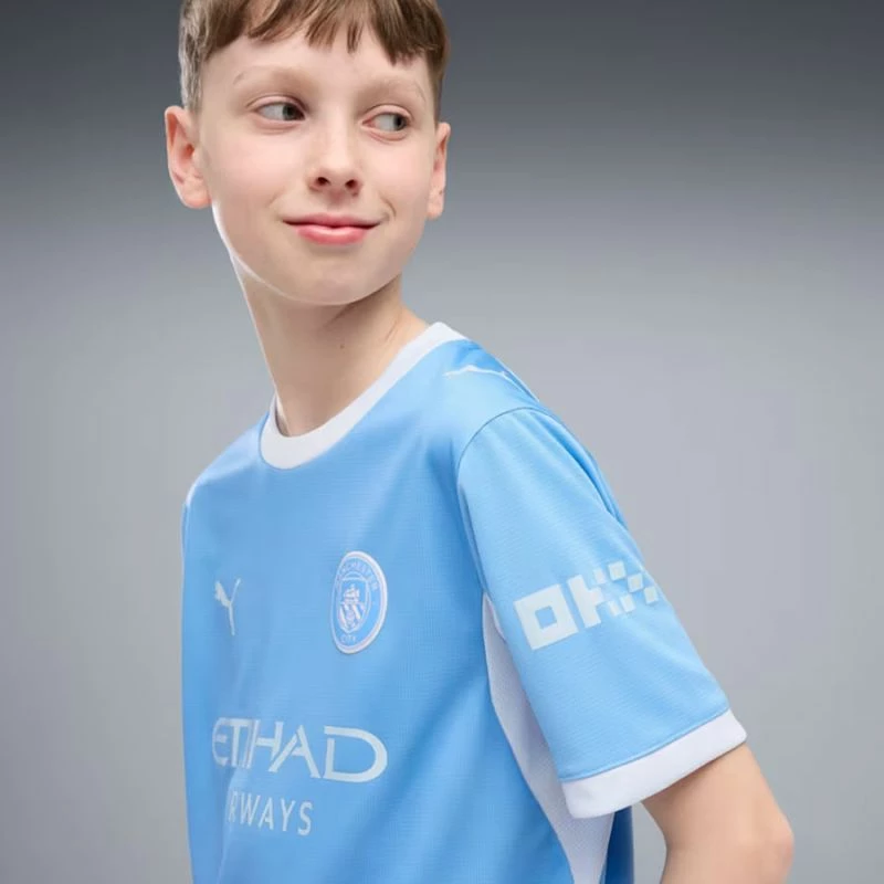 Fanellë futbolli për fëmijë Puma Manchester City 2026/27 Home Replica Jr 784329-01 [Madhësia: 140 cm]