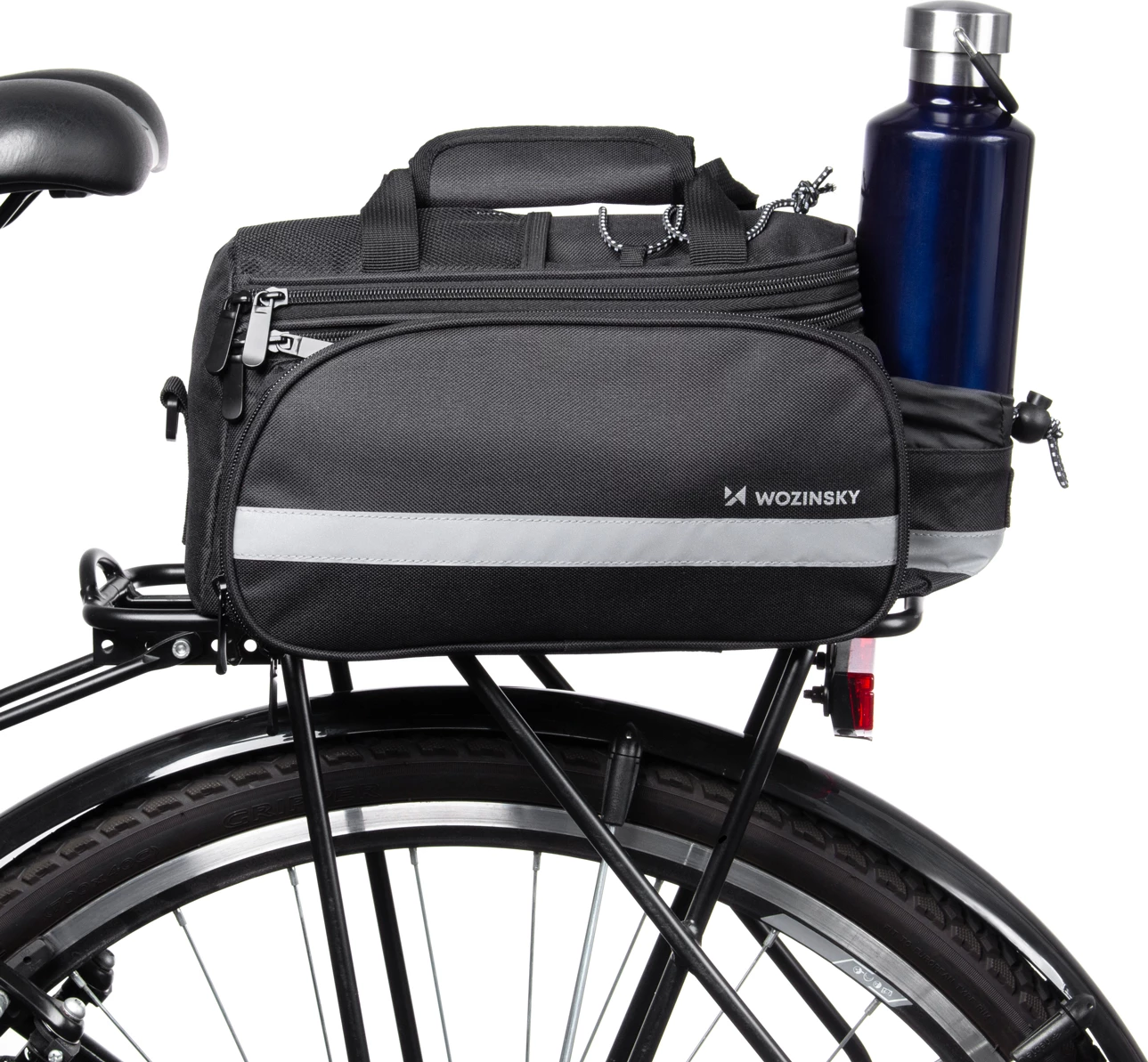 Çantë biçiklete Wozinsky WBB36BK, 27L, e zezë