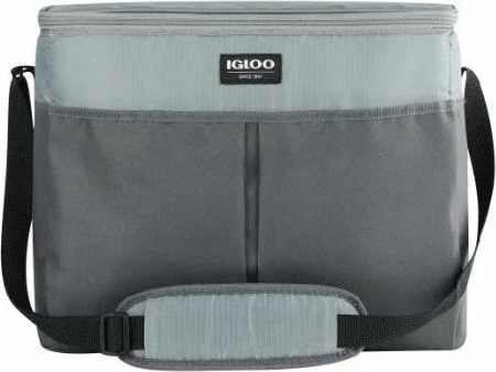 Çantë frigoriferike IGLOO BASIC 24, kapacitet 6 kanaçe, me insert plastik të fortë, gri, 6 Pack