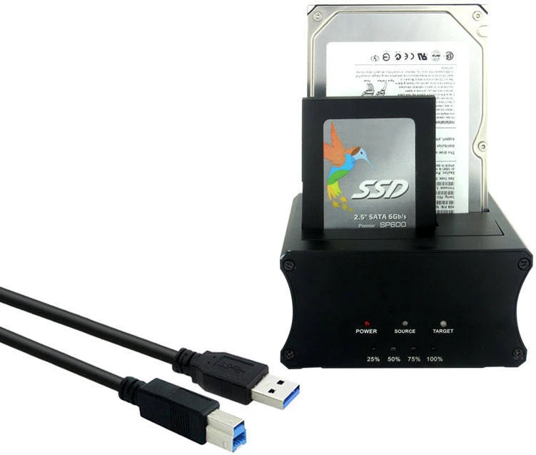 Docking Station TECH TIME Hard Drive Dock 3X