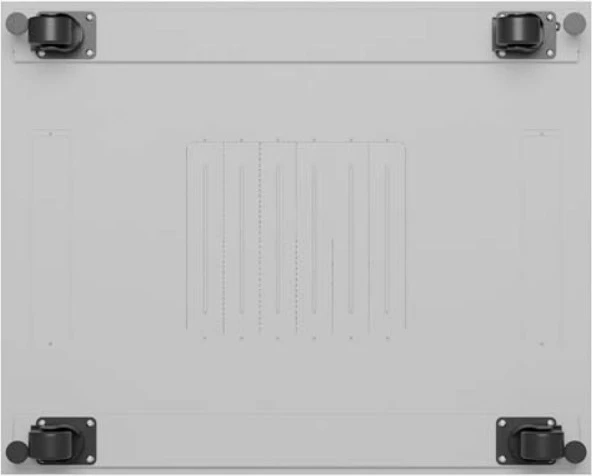 Kasë serveri Lanberg FF01-8047-12SL, 47U, me derë xhami, LCD, Gri