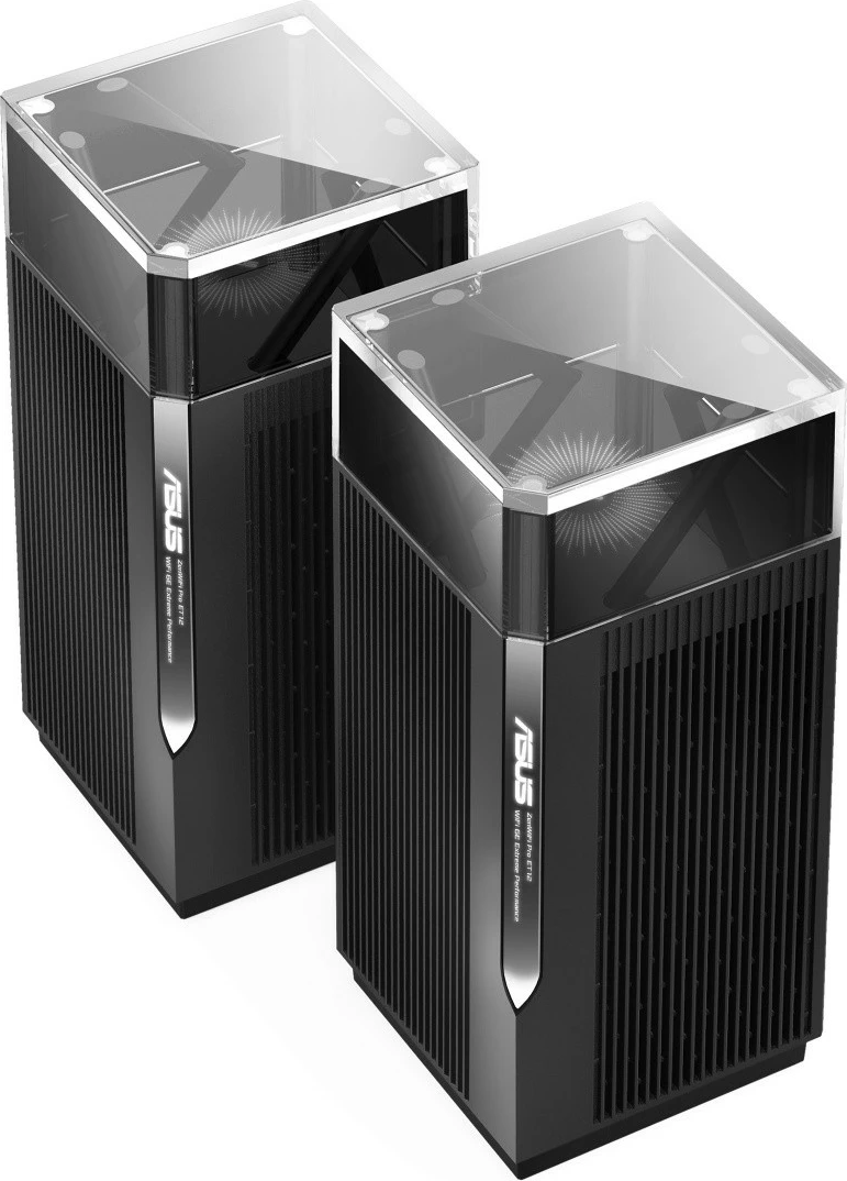 Router mesh Asus ZenWiFi Pro ET12, WiFi 6E AX11000, 2 copë, Zi