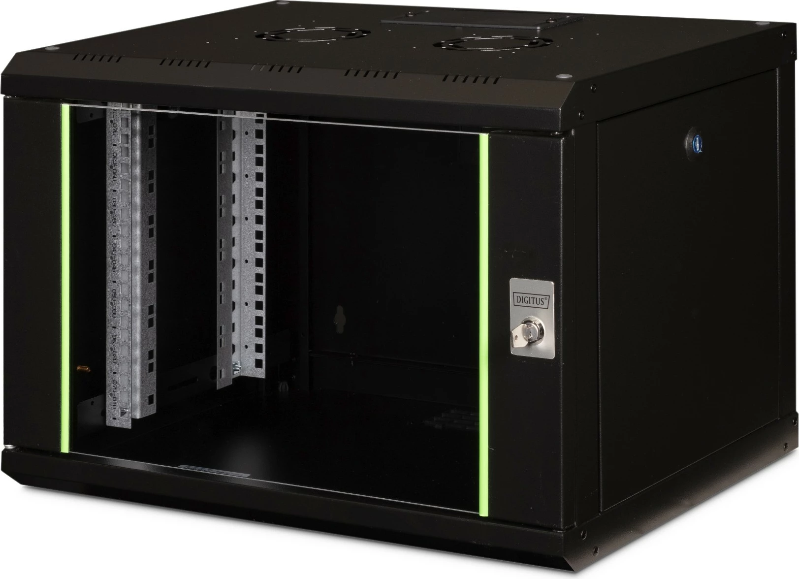 Kasë muri Digitus Unique 7HE 19", 7U, 420x600x450mm, e zezë