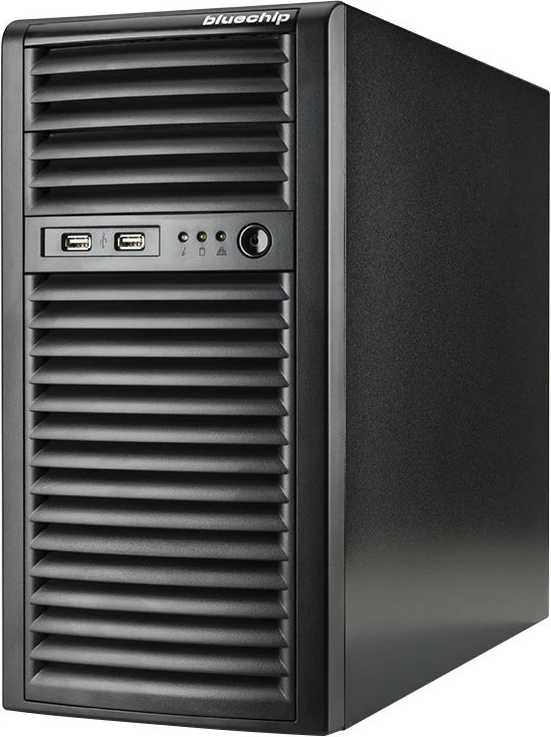Server bluechip SERVERline T10301s, Atom C3558, 16GB RAM, 960GB SSD, 4x Gigabit Ethernet, zi