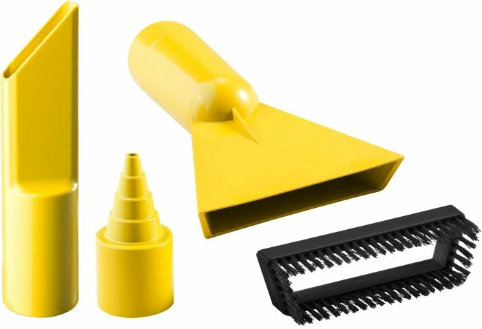 Fshesë me korrent 12V BRUNNER Vortix 0436020N 75W, thithje e thatë/e lagësht, e verdhë/zezë