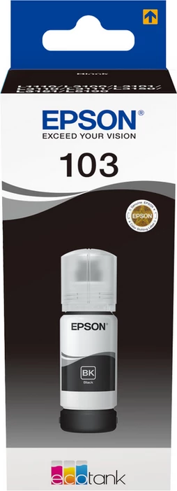 Bojë printeri, Epson, 103 / C13T00S14A, 70 ml, rendiment 4500 faqe, e zezë