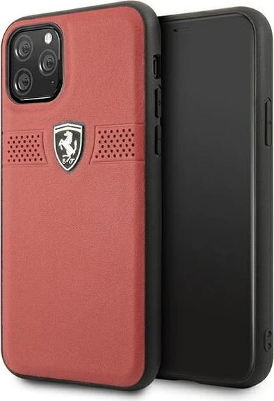 Mbështjellës Ferrari FEOBAHCN58RE për iPhone 11 Pro 5.8", Off Track Leather, Kuq