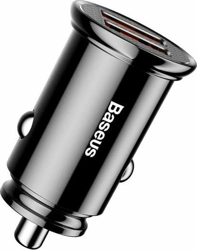 Karikues veture Baseus Circular CCALL-YD01, 2x USB-A, 30 W, 5.1 A, 12/24 V, fast charging, zi