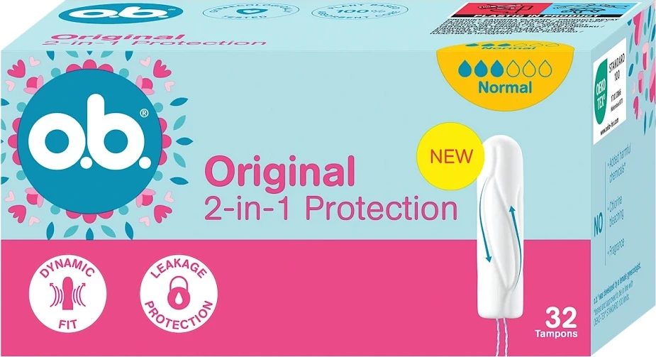 Tampona O.B. Original Normal për femra 32 copë