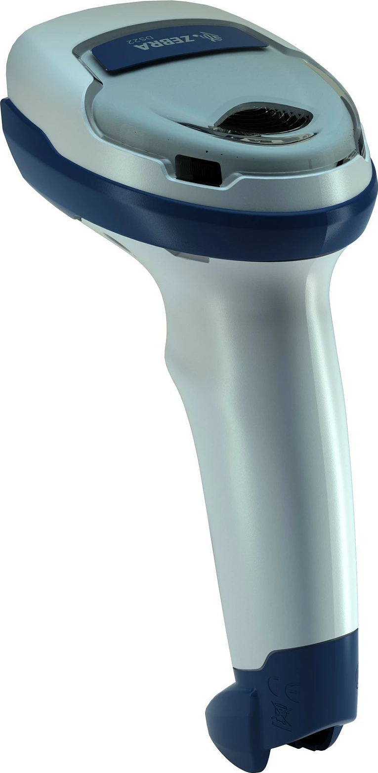 Skaner barkodi dore Zebra DS2208-HC, 1D/2D, USB/RS-232/RS-485, 640x480, i bardhë