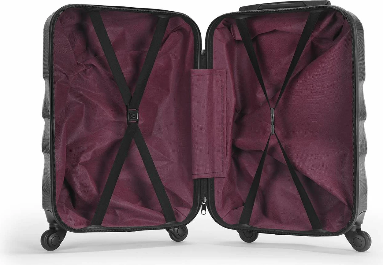 Valixhe udhëtimi Zoozie Bags, Wexta Wx-400, e zezë, kabinë