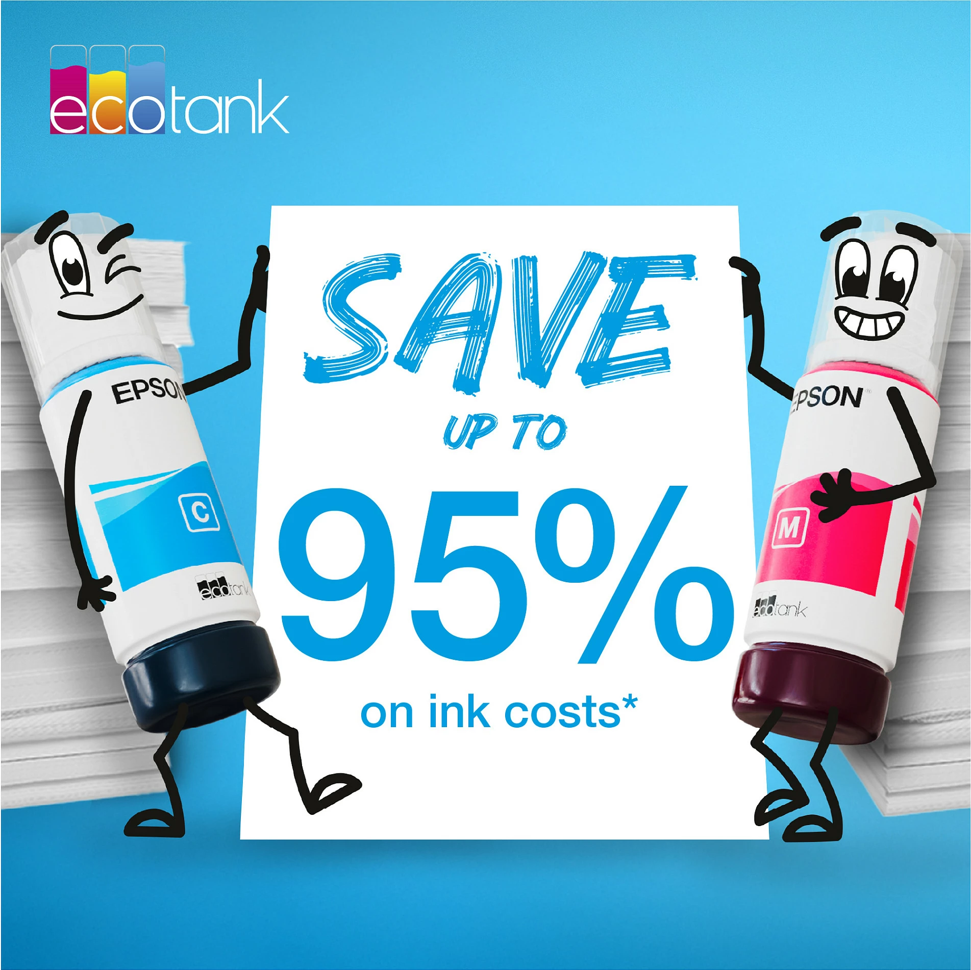 Bojë për printer Epson EcoTank 103, 65 ml, e verdhë