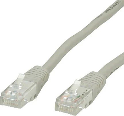 Kablë rrjeti VALUE Cat6 UTP 0.5m, RJ-45, gri