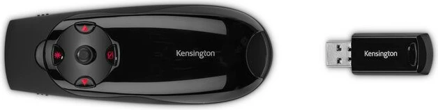 Prezantuese Kensington Presenter Expert K72426EU me lazer të gjelbër dhe kursor, e zezë