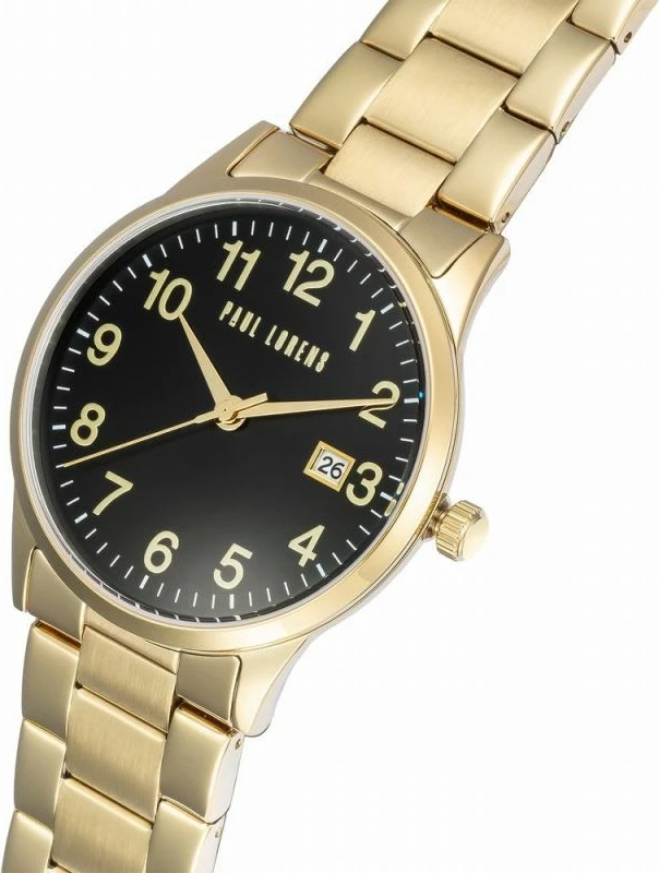 Orë dore për meshkuj Paul Lorens, e zezë