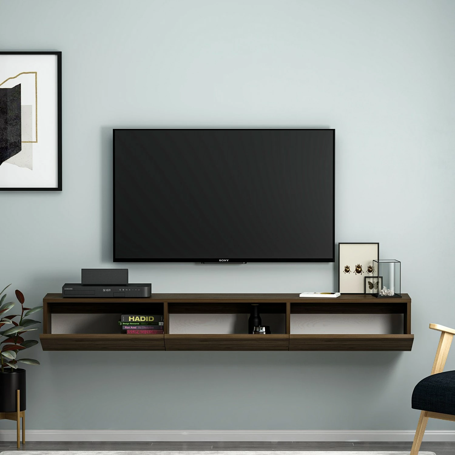 Komodë TV Hanah Home, ngjyrë arre, Terra