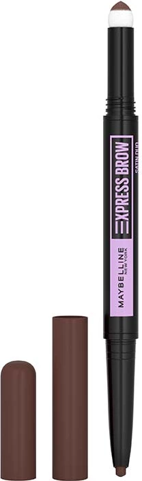 Laps për vetulla Maybelline Express Brow Satin Duo 2in1 Dark Brown, 10 g