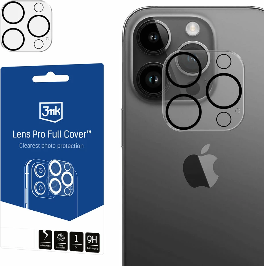 Mbrojtës xhami për kamera 3mk Lens Pro Full Cover për iPhone 12 Pro