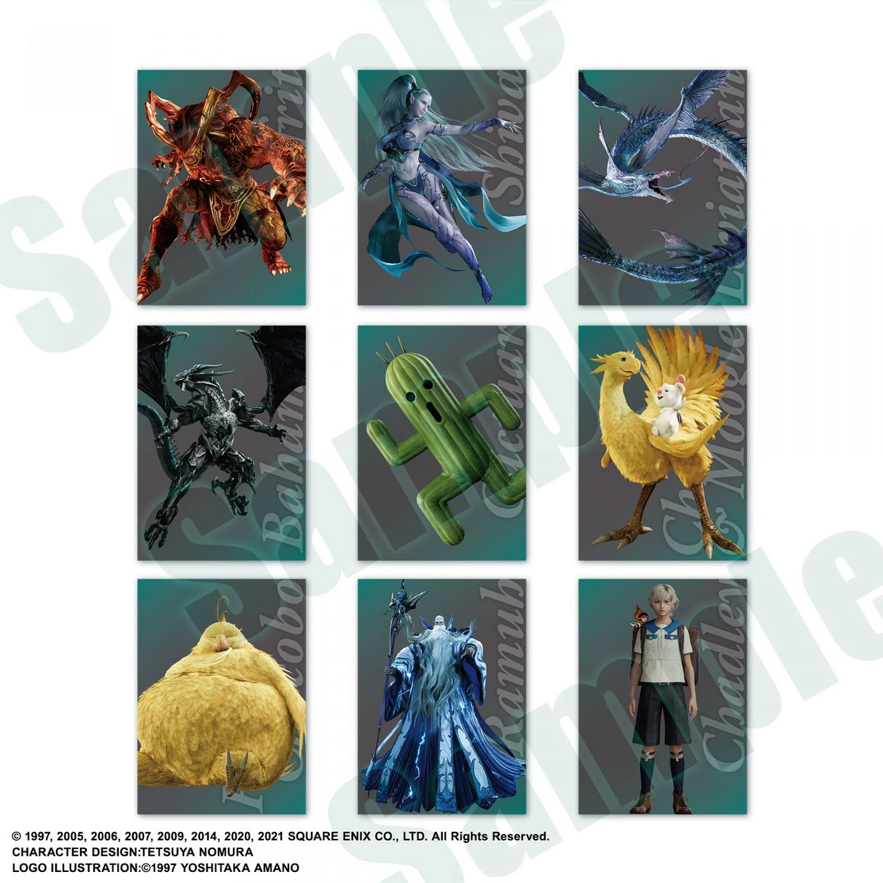 Set kartash koleksionuese Square Enix Final Fantasy VII Anniversary Art Museum Digital Card Plus, display 20 pako, ENG