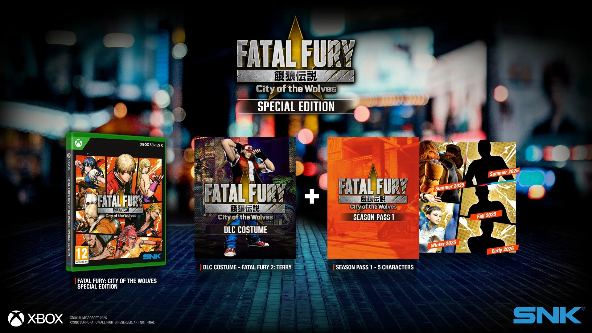 Lojë për Xbox Series X SNK Fatal Fury: City of the Wolves Special Edition