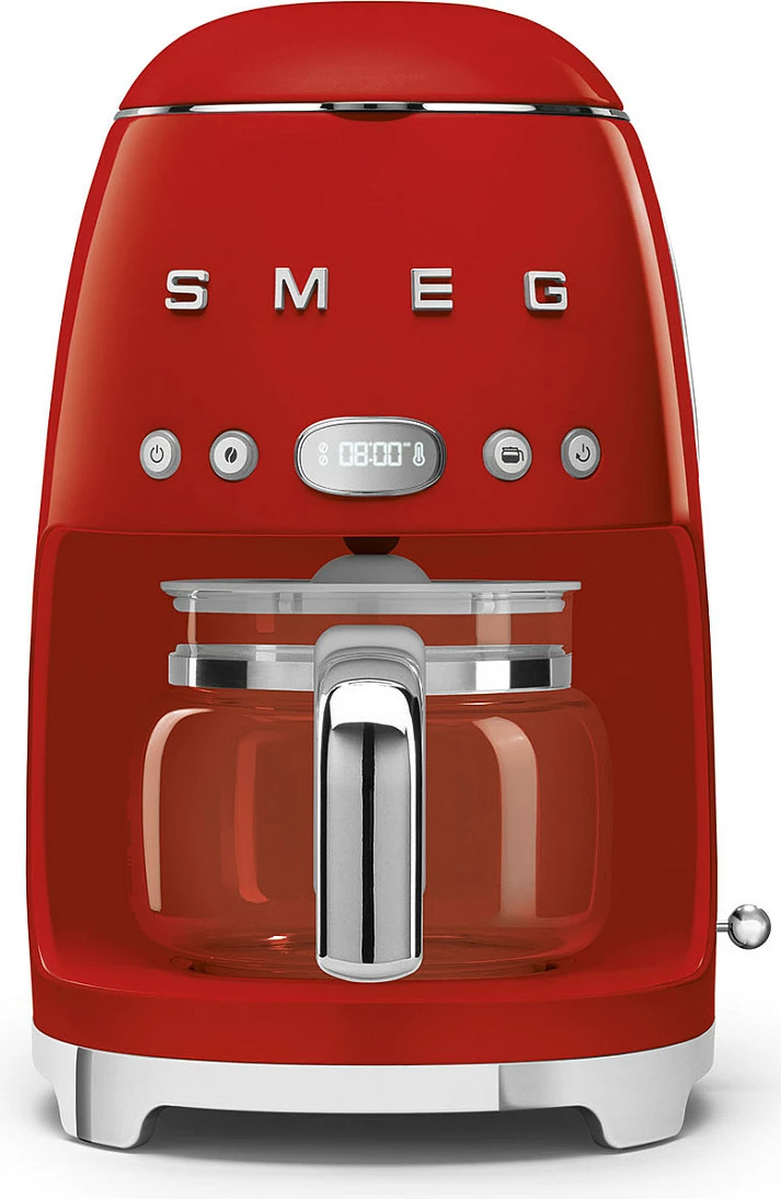 Aparat kafeje SMEG DCF02RDEU, 10 filxhanë, automatik, i kuq