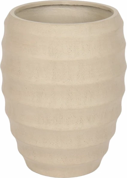 Vazo FLORRA, 36x36x46.3cm, MgO, bezhë