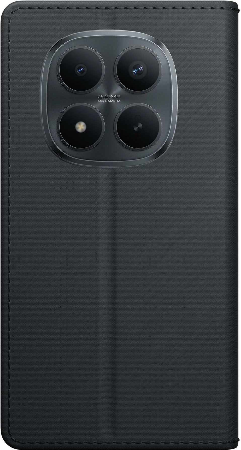 Mbështjellës me portofol 3mk Wallet Case për Xiaomi Redmi Note 15 Pro+ 5G, me xhepa për 3 karta, me magnet, me stand, e zezë, në kuti