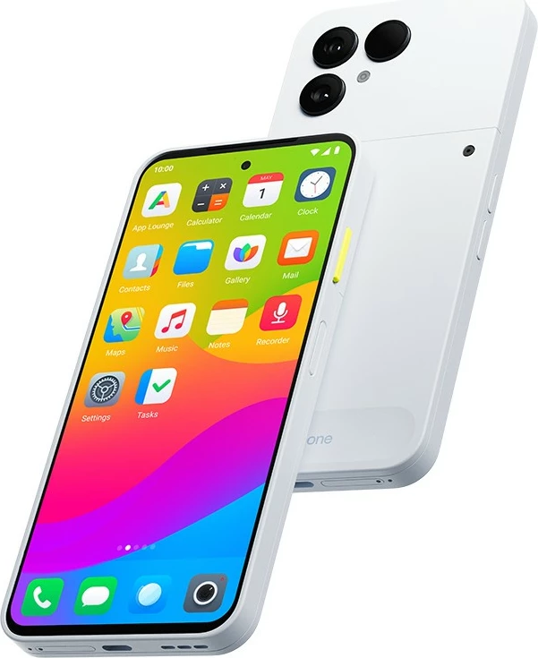 Celular Fairphone 6, 8GB RAM, 256GB, cloud white