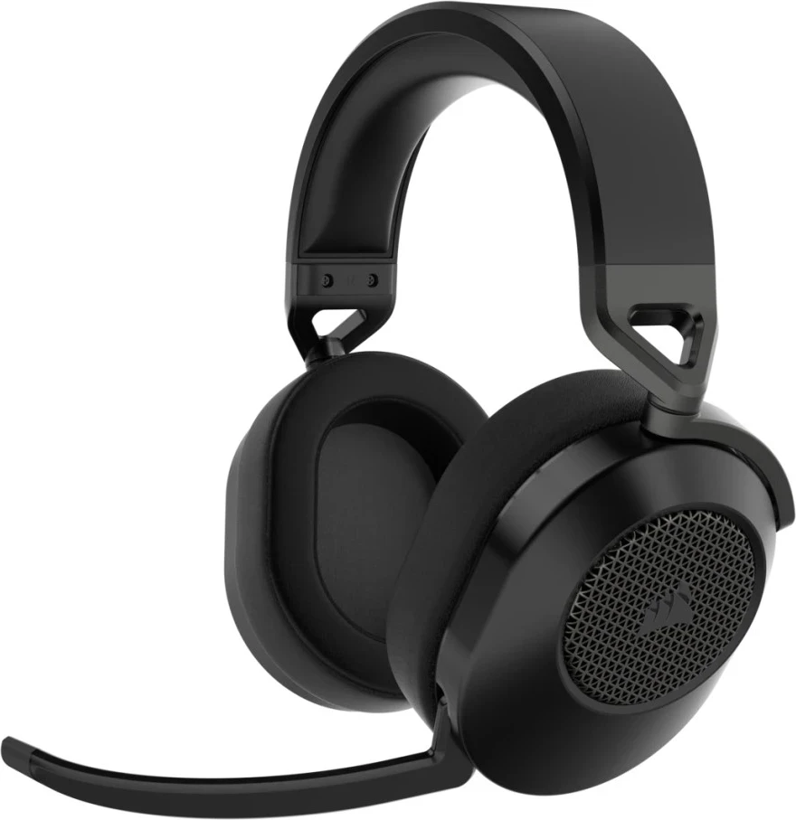 Kufje Corsair HS65 Wireless Carbon V2, Bluetooth, radio, të zeza