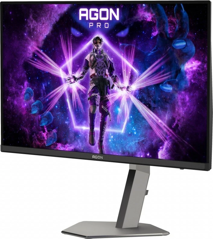 Monitor gaming, AOC, AG276QKD2, 26.5" QHD 2560x1440 QD‑OLED 500Hz 0.03ms HDMI 2.1 DP 2.1 Pivot altoparlantë, e zezë