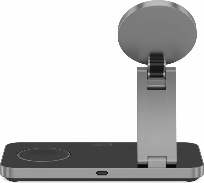 Karikues induktiv 3-në-1 Tech-Protect QI15W-A47 me MagSafe, USB-C, i zi